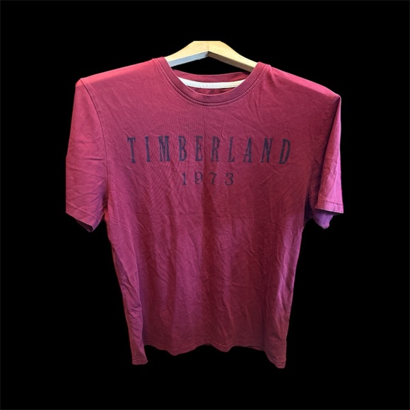 Timberland Other - Timberland Men’s Size Small Deep Red Short Sleeve Casual Organic Cotton T-Shirt